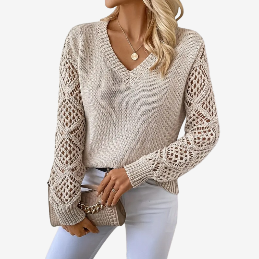 Open Knit Sweater