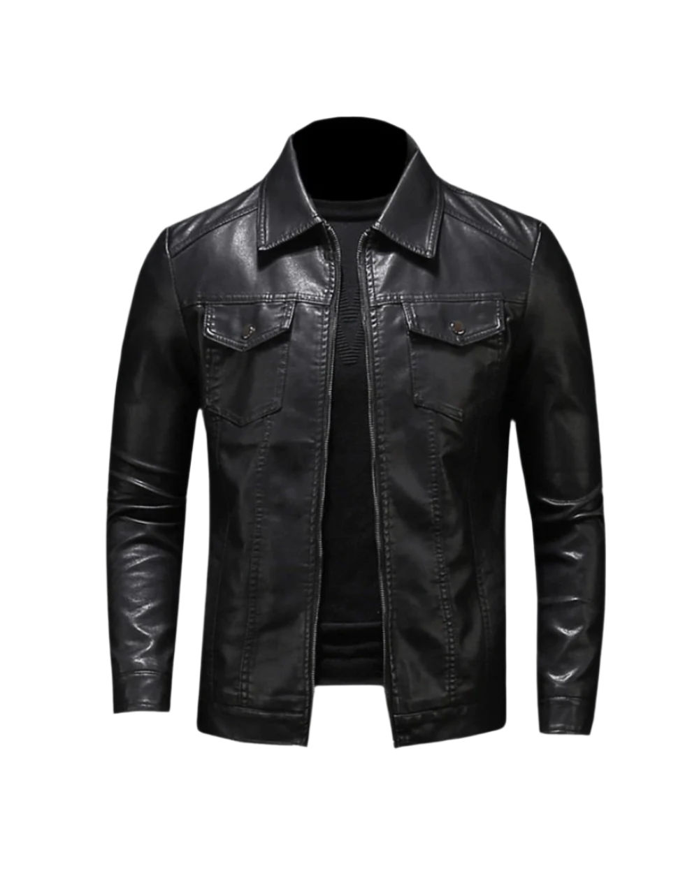 Vegan Leather Jacket