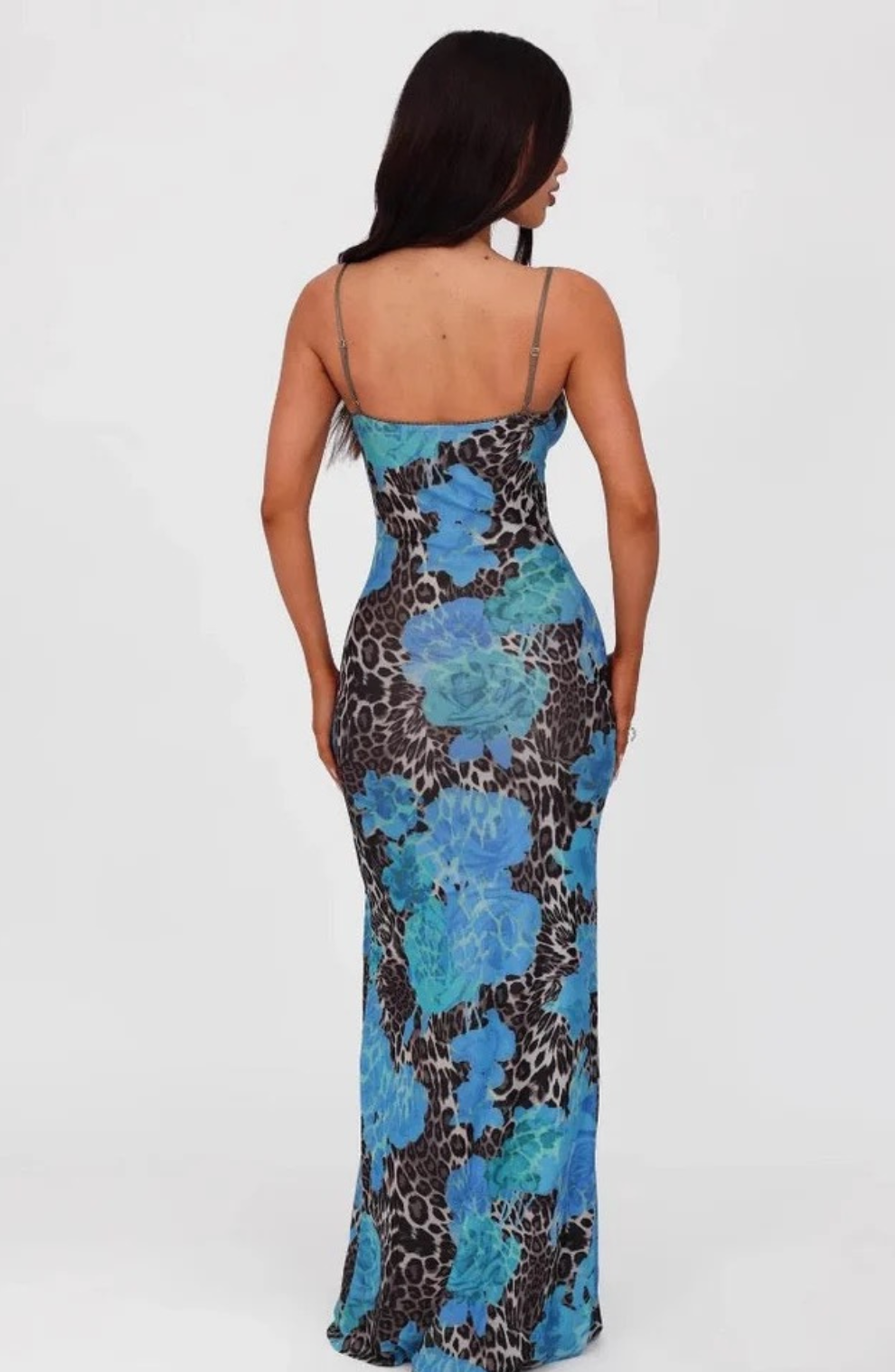 Jaguar Print Maxi Dress
