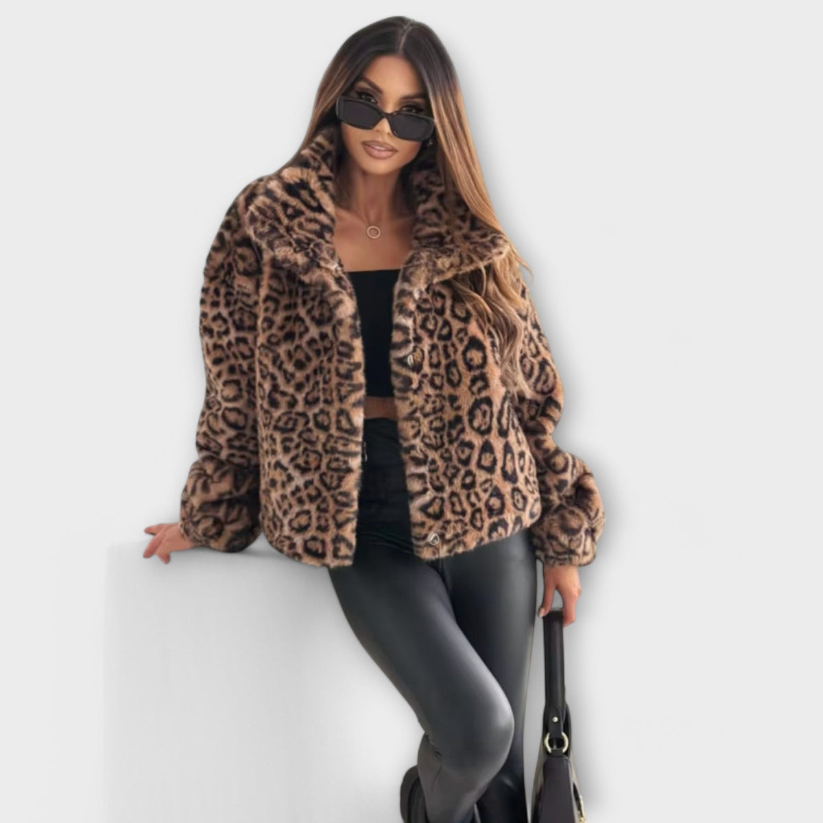Faux Leather Jacket