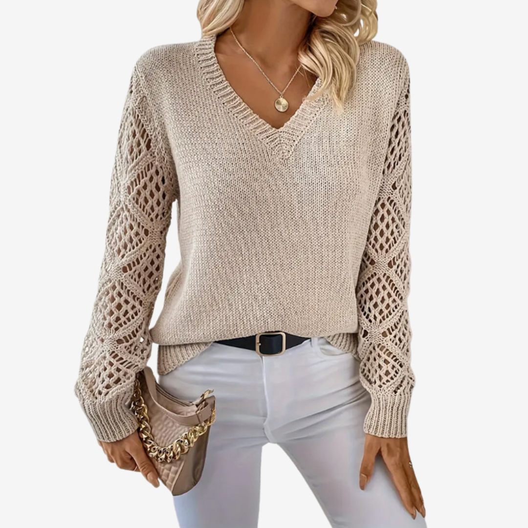 Open Knit Sweater