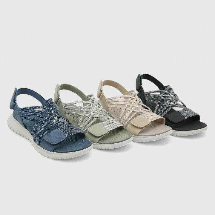 Comfort Sandals (Green x Blue)