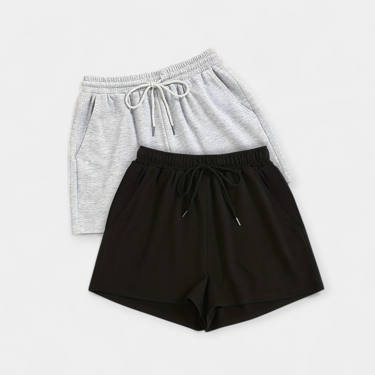 Adjustable Waist Casual Shorts