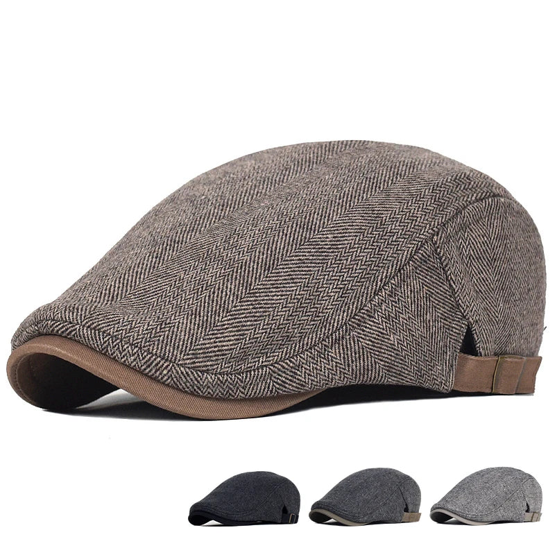 Herringbone Pattern Men's Cap