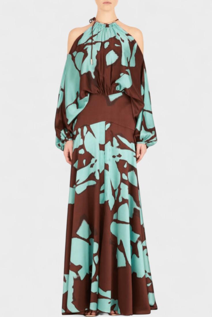 Bicolor Maxi Dress