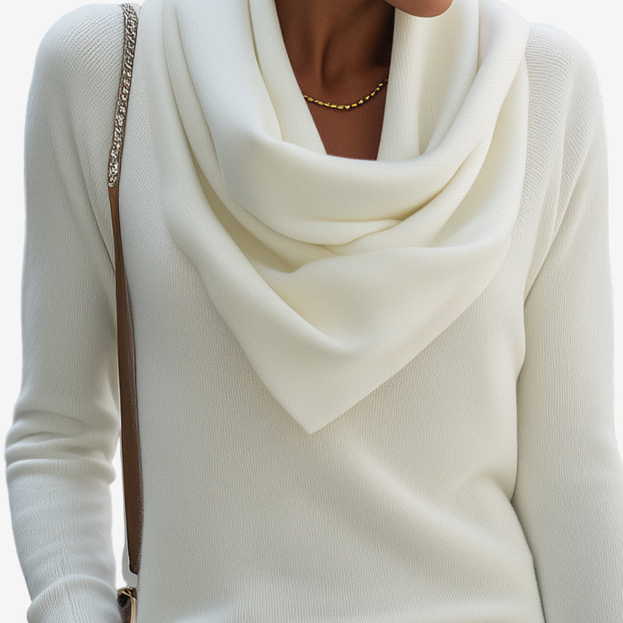 Drape Neck Sweater