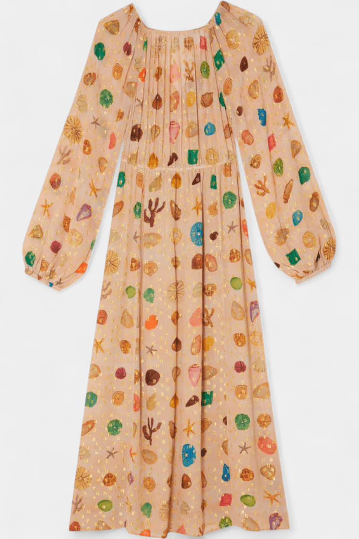 Shell Detail Mermaid Dress