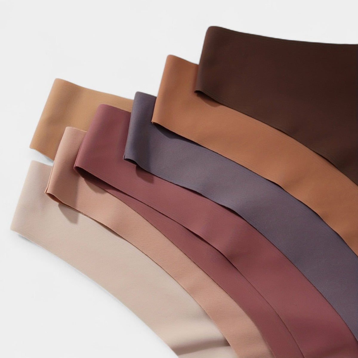 #Color_Juego de 7 pantaletas brasileñas en tonos cálidos y terrosos