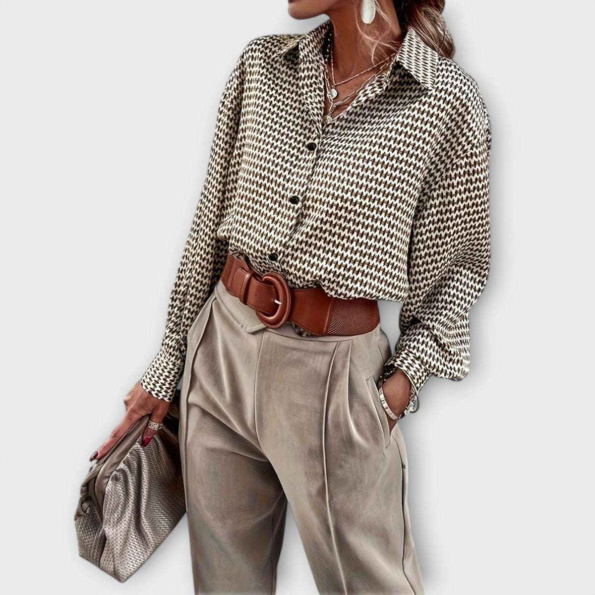Vintage Long Sleeve Blouse