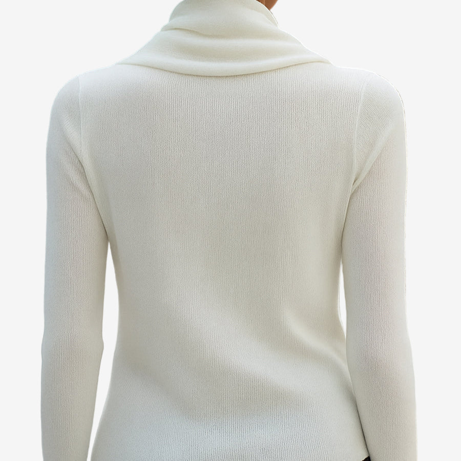 Drape Neck Sweater