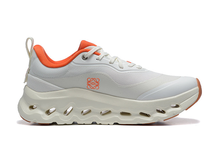 Off-White and Orange Summit Flow Trainers