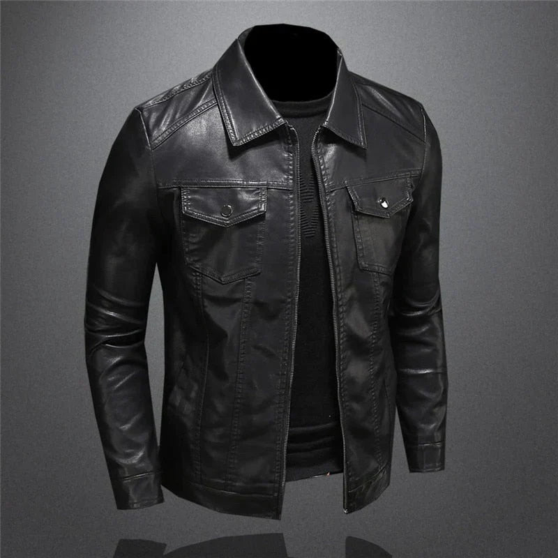 Vegan Leather Jacket