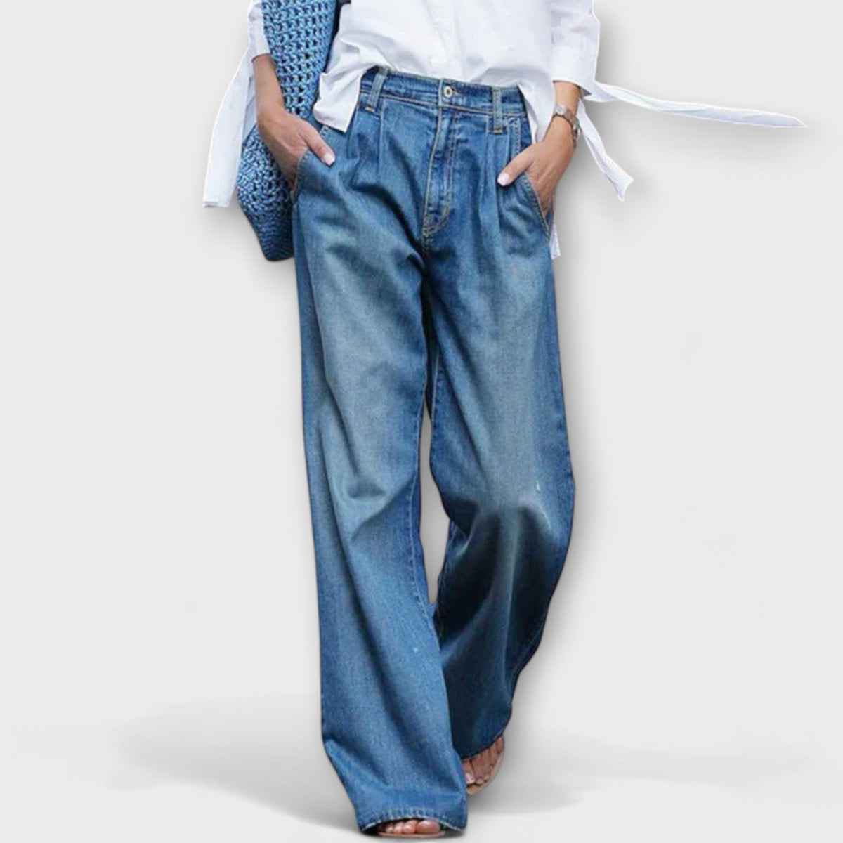 Relaxed Denim Pants